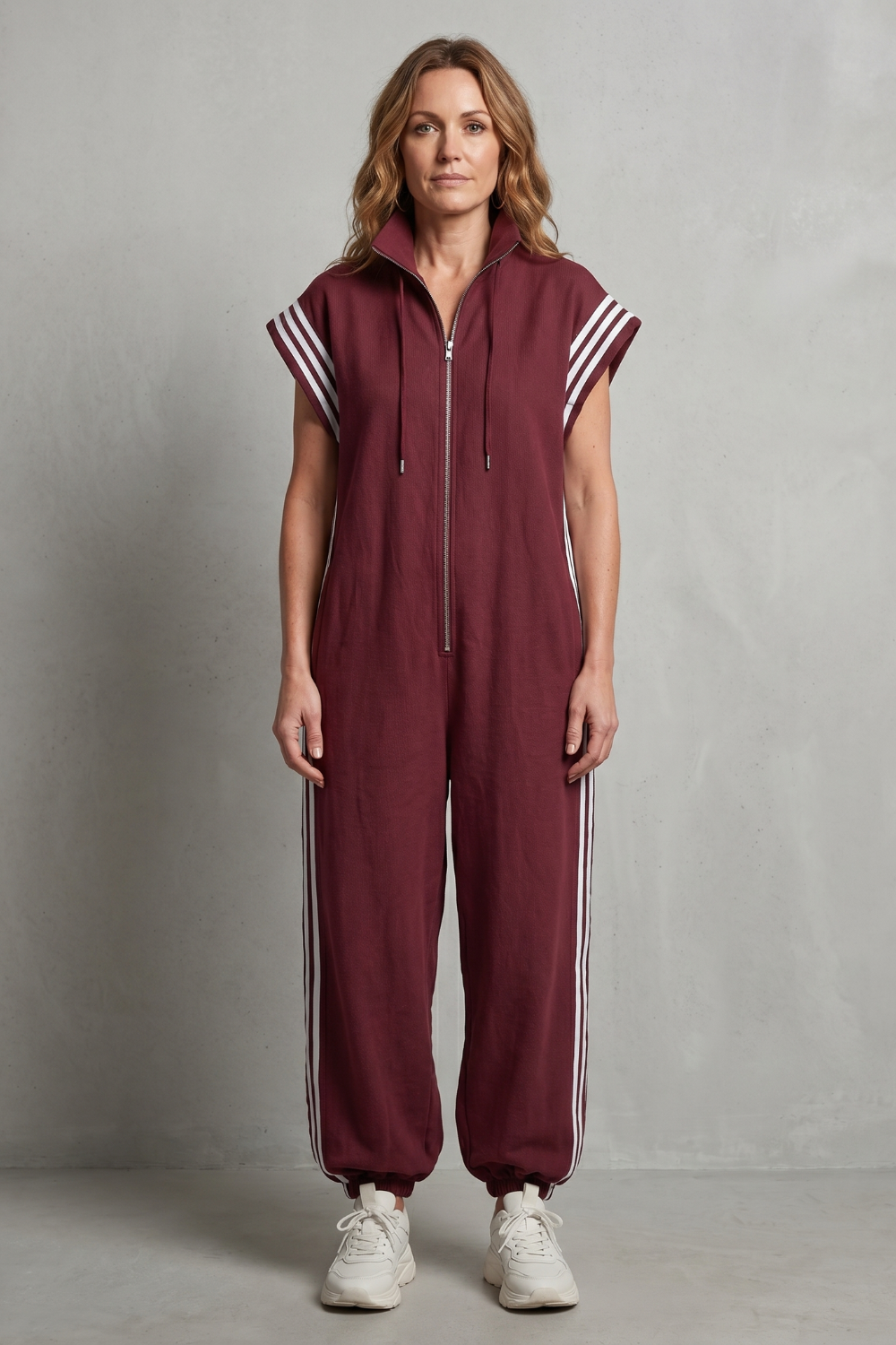 Veloura – Sporty stripe detail – Jumpsuit-10911807537495-OLVIA ROSE LONDON