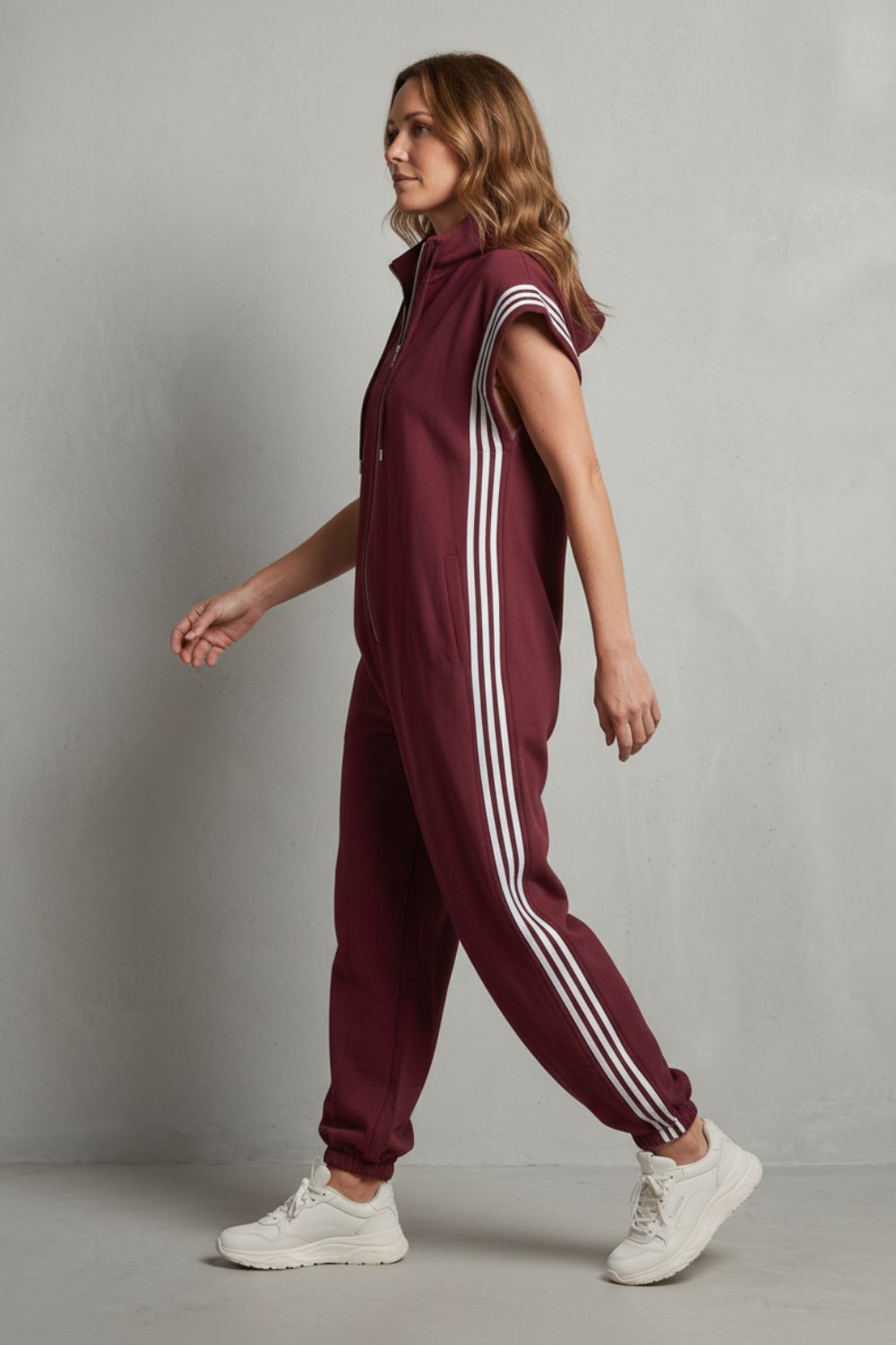 Veloura – Sporty stripe detail – Jumpsuit-10911807537495-OLVIA ROSE LONDON