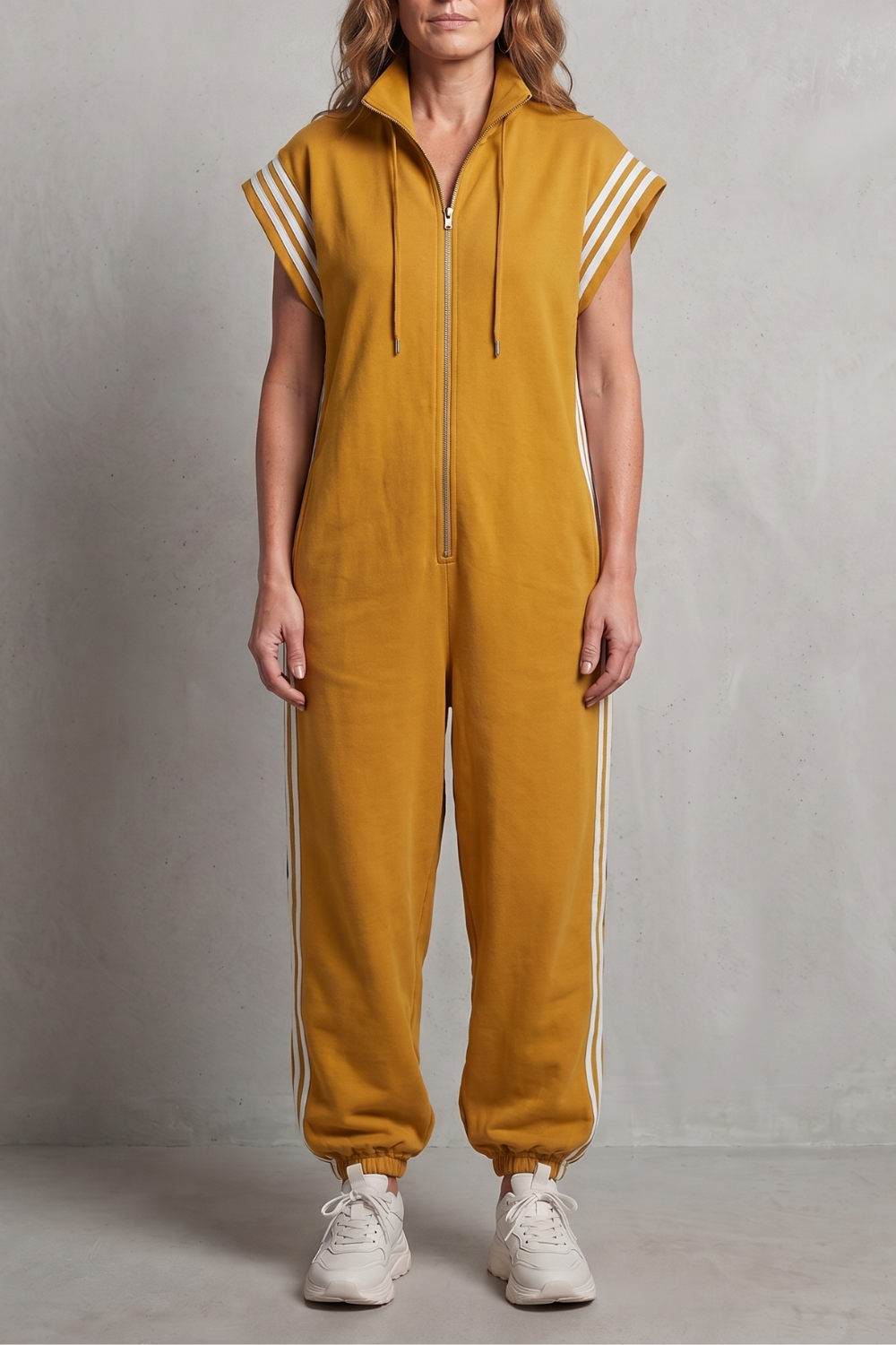 Veloura – Sporty stripe detail – Jumpsuit-10911807537495-OLVIA ROSE LONDON