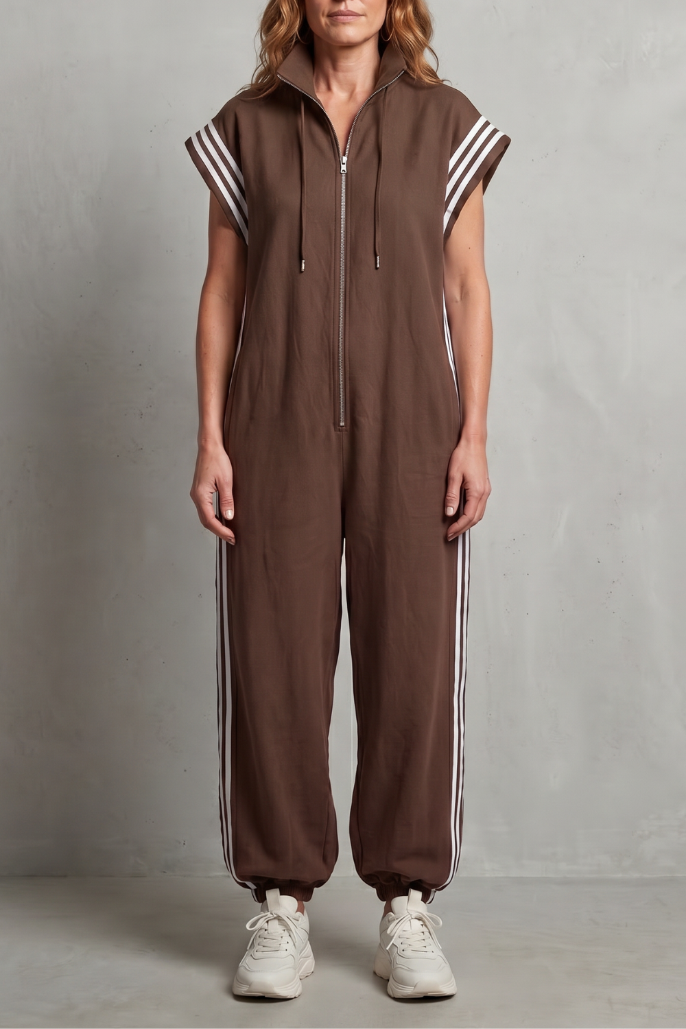 Veloura – Sporty stripe detail – Jumpsuit-10911807537495-OLVIA ROSE LONDON