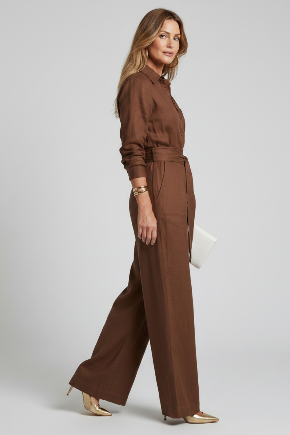 Virella – Effortless tailored elegance – Wide-leg jumpsuit-10911790301527-OLVIA ROSE LONDON