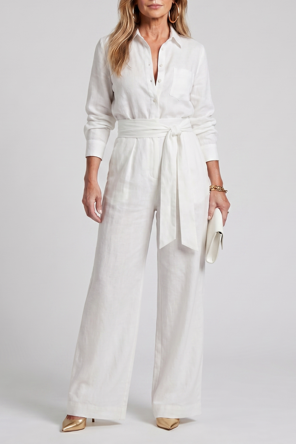 Virella – Effortless tailored elegance – Wide-leg jumpsuit-10911790301527-OLVIA ROSE LONDON