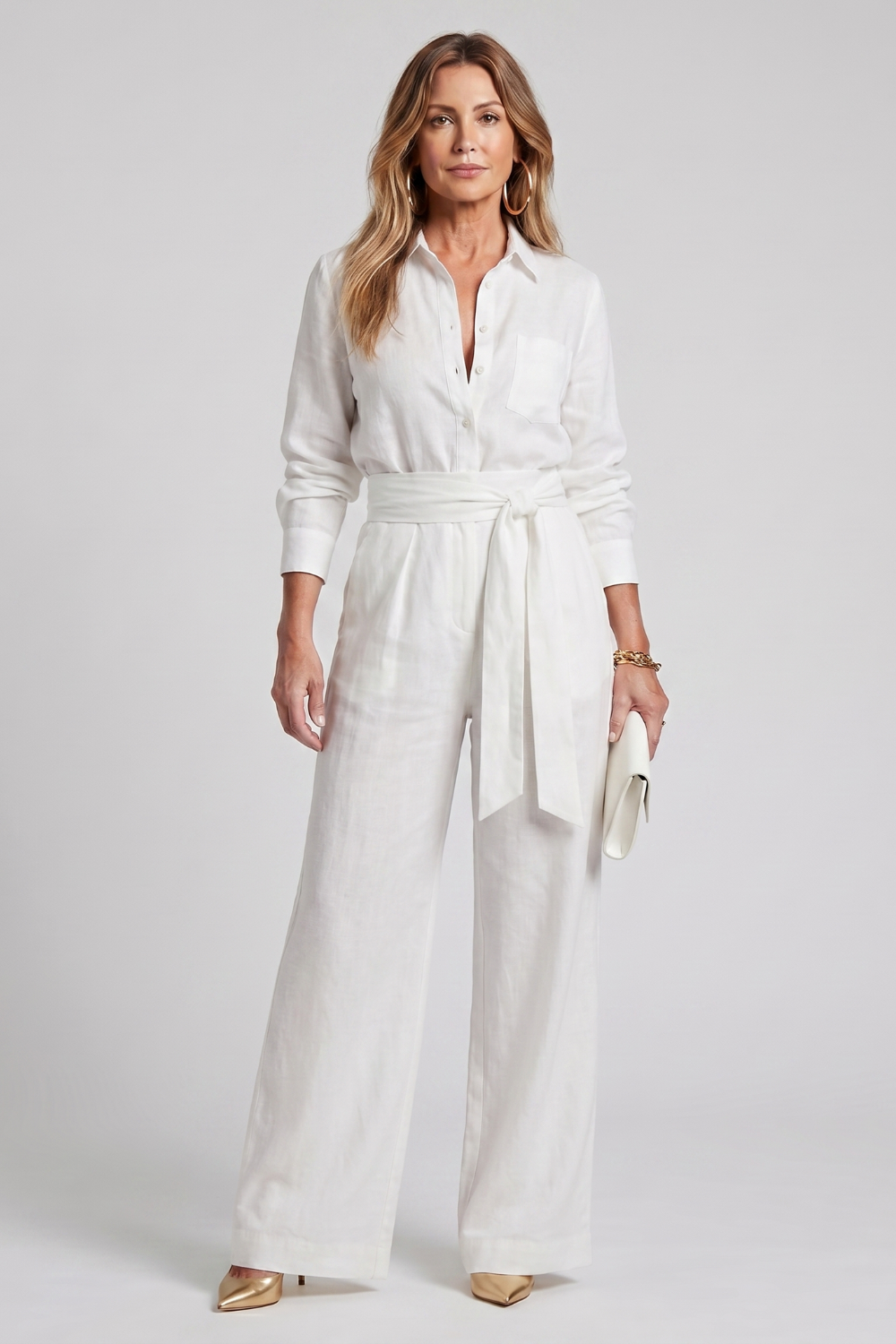 Virella – Effortless tailored elegance – Wide-leg jumpsuit-10911790301527-OLVIA ROSE LONDON